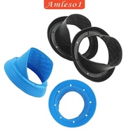 [Amleso1] 2x Vehicle 6.5inch Silicone Car Speaker Baffle Accessory Soft Silicone Spacer Speaker Protection