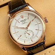 Cellini Men's Watch Leather Watch Fake Pointer Watch Fashion Business Watch 39MM