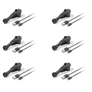 (RFZG) 6X Automatic Smart Clicker Physical Click Screen Clicker Mute(Black)