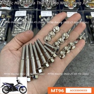 Salaya V2 Thai Machine Screw for Exciter 135 5s 2011-2014 (Ex135 5s) Super Glossy 304 Stainless Stee