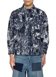 FDMTL FLOCK BORO RINSED SHIRT JACKET