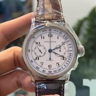 🤴🏻👑全新未用品 NOS 浪琴 Longines Heritage Heritage Lindbergh 自動手錶 47mm 計時