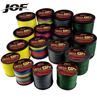 JOF Multicolor X12 Braided Fishing Line 300M 500M 12 Strands Multifilament Fishing Braid Lines Lake 
