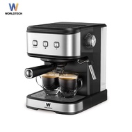 Worldtech Xpresso เครื่องชงกาแฟสด รุ่น WT-CM15 เครื่องชงกาแฟอัตโนมัติ Coffee Machine เครื่องชงกาแฟ เครื่องทำกาแฟอัตโนมัติ + พร้อมชุดด้ามชงกาแฟ *Upgrade Version*