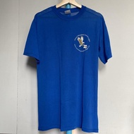 Kaos Vintage Pria Merk Gildan JOMA SPORT Warna Biru