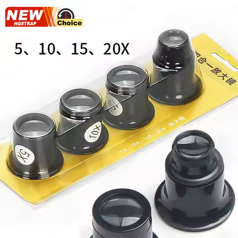1/4pcs Magnifying Glass Set Watch Repair Tool Watch Repair 5X 10X 15X 20X Times Magnifying Glass Gog