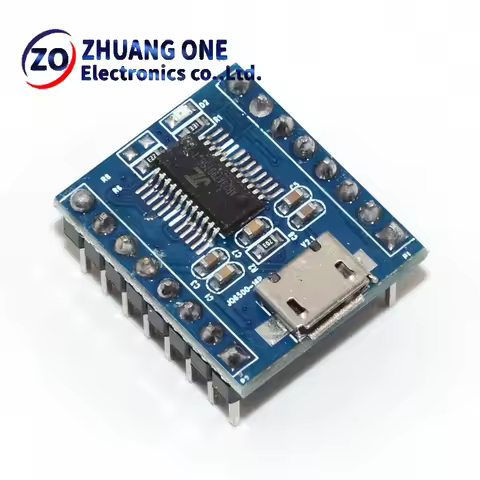 JQ6500 16Mbit Voice Sound Board Module USB DIP16 TTL UART MP3 Breakout Replace One to 5 Way MP3 Voic