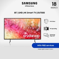 Samsung 85” Crystal UHD DU7000 4K Smart TV