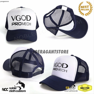 Topi Trucker Jaring VGOD Promech - Navy JK
