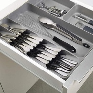 New Kitchen Organizer and Storage Kitchen Drawer Organizer Tray Spoon Cutlery Separation Storage Box