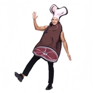 Preferred👻 Funny Adult Costume Halloween Adult Ham Costume Funny Costume Adult Halloween Costume cos
