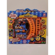 Ndb. Electric Railway Train Toys Set- Cartoon