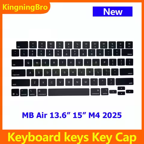 New A3240 A3241 Keyboard Keys Keycap For Macbook Air 13.6" 15" M4 Keycaps Key Cap US UK Spain French