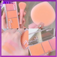 VYBL Korean 3 Colors Blush Long-lasting Makeup Palette Mashed Blusher Cosmetics Potato Texture Rouge Powder