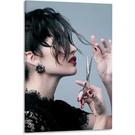 UMATR Hairdressing Poster for Hair Salon (8) Canvas Painting Wall Art Poster for Bedroom Living Room