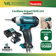 MAKITA TD110DWYE Cordless Impact Driver 12V / impact drill driver  / makita impact drill /impact makita/bateri drill 12v