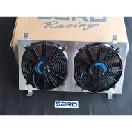 SARD Radiator fan shroud Nissan S13 S14 S15 CAMPRO 37262 with fans 12 INCH -