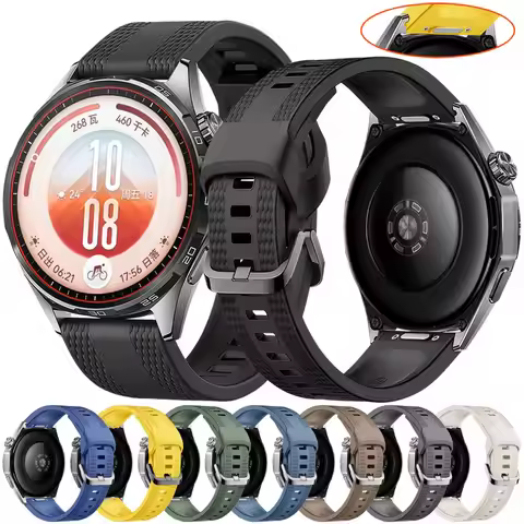 Original Silicone Strap For HUAWEI WATCH GT 7 7Pro 46mm Bracelet Correa Sport Watchband For Huawei W