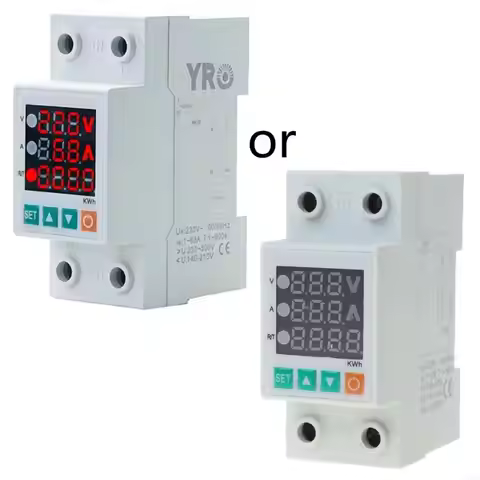 M6CF Energy Meter KWH Meter with Current Display Self-recovery Energy Meter