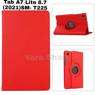 Yora Shop  [ พร้อมส่ง] เคสฝาพับ ซัมซุง แท็ป เอ7ไลท์ 8.7(2021) ที225 Case For Samsung Galaxy Tab A7 Lite 8.7 (2021) LTE SM-T225 T220(8.7") หมุนได้ 360 องศา