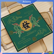 《penstok》 Four-sided Wrapping Table Mat Foldable Table Mat Foldable Anti-slip Mahjong Table Mat Noise Reduction Board Game Cover for Southeast Asian Gamers