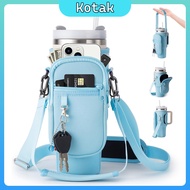 40oz Drinking Bottle Sling Bag - Tumbler Sling Bag with Multi-Compartment, Portable Protective Cover