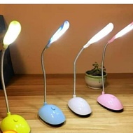 Lampu LED Meja Belajar Lipat Lampu Baca Desk Lamp Listrik Baterai