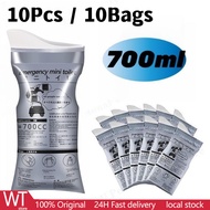 Outdoor Urine Bag 700ML Disposable Emergency Portable Urine Bag Travel Car Urine Bag for Kids Adults