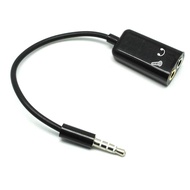 SMG Microphone Headphone Audio Splitter 3.5mm to 2x3.5mm 16cm - FA297