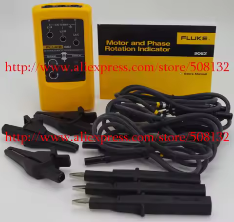 Fluke 9062 Motor and Phase Rotation Indicator Tester 400V FLUKE9062