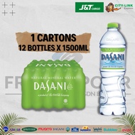 Dasani Mineral Water 1 carton (12 x 1500ml) with FAST COURIER SERVICE to all states in West Malaysia