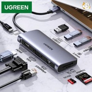 綠聯 - 10 in 1 Type-C [HDMI+VGA+RJ45+SD+Mirco SD+USB3.0+音頻接口]USB-C HUB 擴展器 分插器（平行進口）