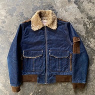 Vintage Edwin Selvedge Denim Jacket scnd prlvd original Boxy Work Jacket