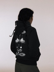 宇宙回音 / 一體絨加厚保暖衛衣外套