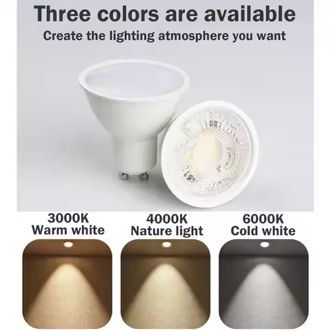 8pcs Hight Lumen GU10 Spotlight 7W 8W 9W LED Bulb GU10 AC220V 120V Replace 30W 50w Halogen Lamp for 