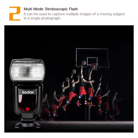 Godox TT600/TT600S GN60 5600K Thinklite Flash Built-In 2.4GHz X Wireless Radio System 0.1-2.6s Recyc