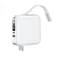 Veger Power Bank 15000 mAh With Built In Cable and Adapter 20W P15 (ของแท้) By Jaymart