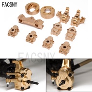 Metal Brass Front Steering Group Rear Axle Mount for 1/10 YK4102 YK4103 1/8 YK4082 YiKong RC Crawler
