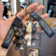Creative Semi-Anatomy Mechanical Bear Keychain Unique Car Keychain Couple Backpack Ornaments Small G