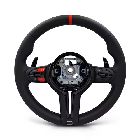 With Red M1 M2 Button M Sport Steering Wheel for BMW F10 F11 F12 F15 F20 F21 F22 F25 F26 F30 F31 F32