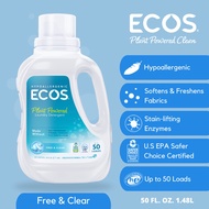 ECOS Hypoallergenic Laundry Detergent 50oz - Free & Clear/ Lavender/ Lemongrass/ Magnolia & Lily