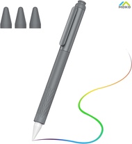 MoKo เคสดินสอซิลิโคนสำหรับ Apple Pencil (2nd) พร้อมฝาปิดปลายปากกา3ชิ้นปลอกใส่ดินสอกันลื่นปลอกชาร์จแม่เหล็กและจับคู่และรองรับการแตะสองครั้ง
