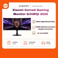[NEW] Curved Gaming Monitor G34WQi 2026 - 180Hz High Refresh Rate | 1ms GTG | Ultra-Wide Display - O