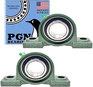 PGN UCP209-28 Pillow Block Bearing - Pack of 2 Mounted Pillow Block Bearings - Chrome Steel Bearings