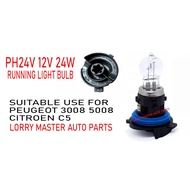 FOG LAMP BULB PH24W 12V 24W PEUGEOT 3008 5008 CITRON C5 LORRY TRUCK AKSESORI