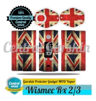Garskin MOD vapor Wismec Reuleaux rx 2/3 - inggris