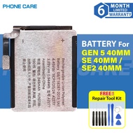 Battery A2277 A2181 Compatible For IP Watch GEN 5 / Watch SE / Watch SE2 40MM 44MM (245 mAh)