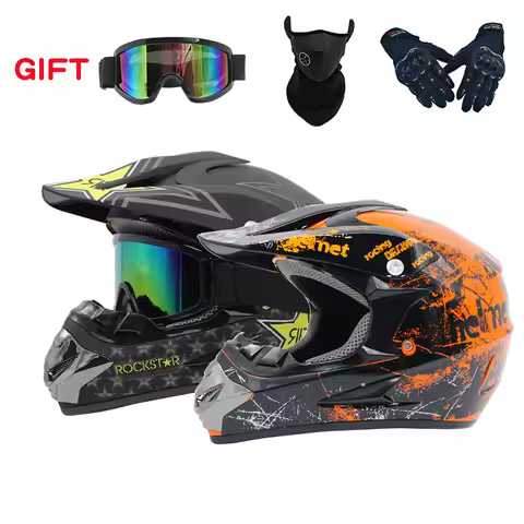 Full helmet DOT batch Flip Up Motorhelm Kinderen motocross Off Road Helm ATV Dirt bike Downhill MTB 