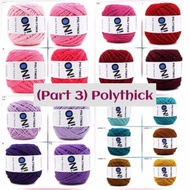 POLYTHICK (Part 3) Poly THICCCCCCCCK Knitting Yarn/ Thick Yarn Chunky Yarn