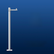 Integrated Monitoring POLE 3 M 3.5 M 4 M 5 M 6 M สองส่วนผสมวิศวกรรมกลางแจ้งพิเศษคอลัมน์โคมไฟโพสต์ชุบ